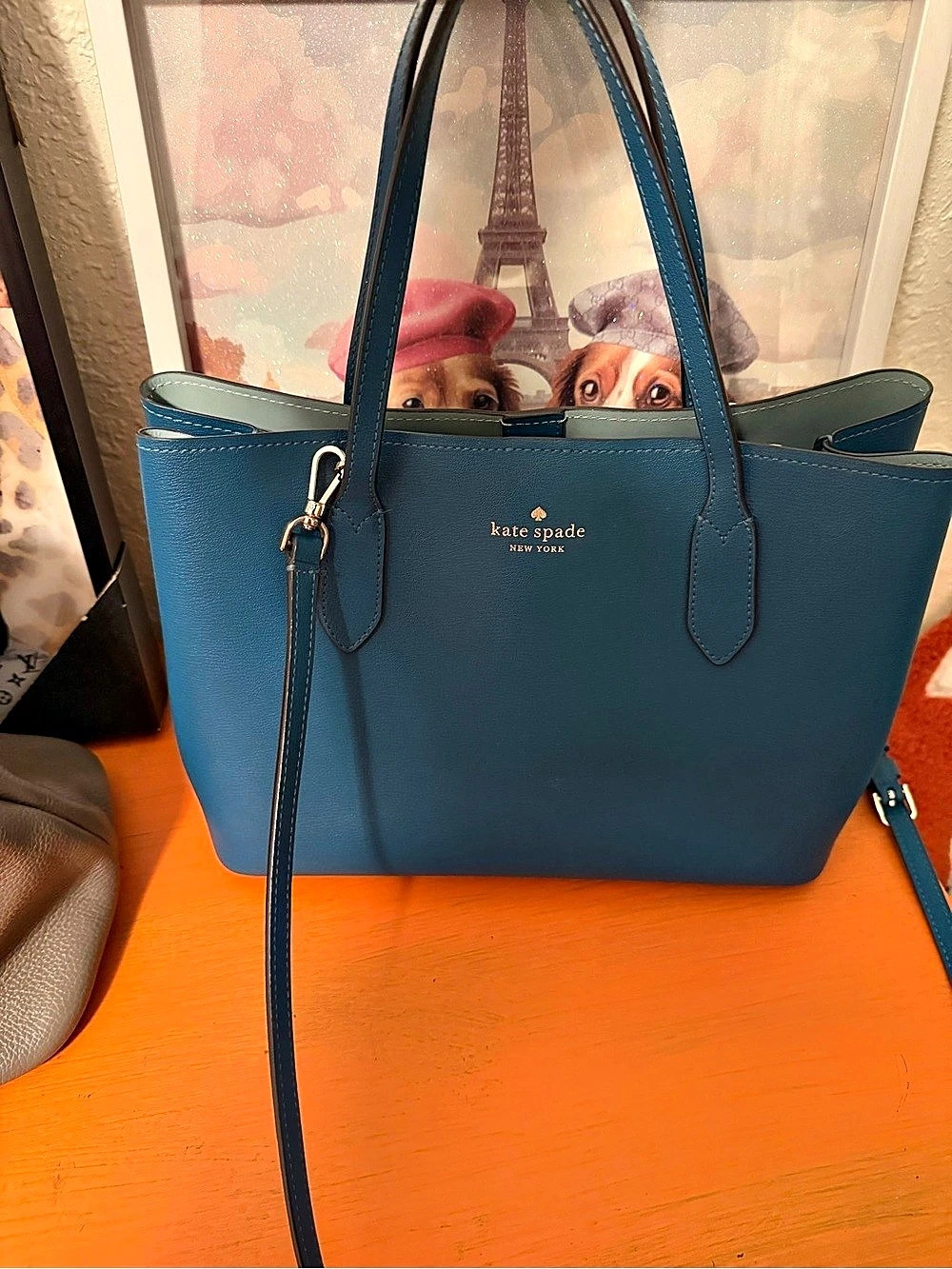 Kate Spade Harper Satchel Niagara Blue